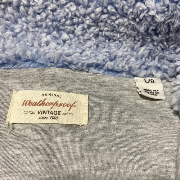 Weatherproof Original Vintage 1/4 Zip Teddy Bear Material Pullover. Large - Picture 4 of 9